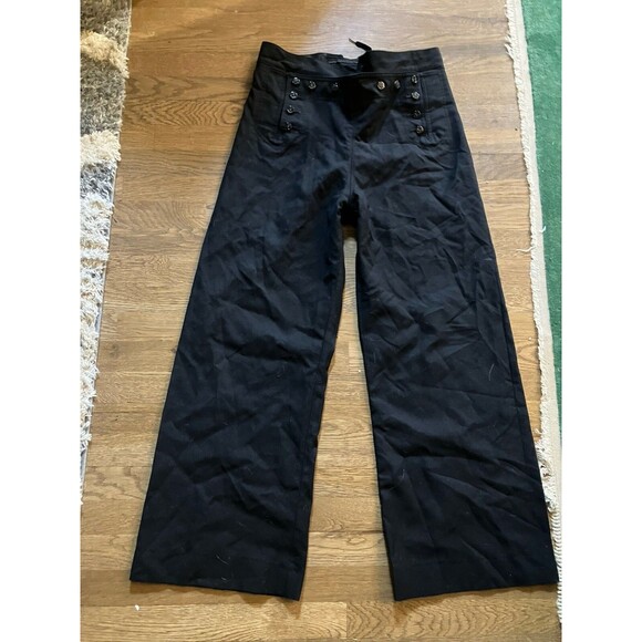 Men's Black Wide-Leg Pants - Picture 5 of 7